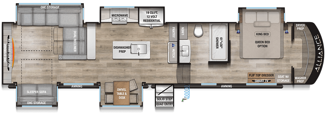 2025 Alliance RV 2025 Alliance RV Paradigm - thumbnail 2