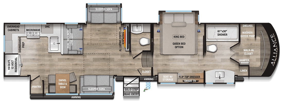 2025 Alliance RV 2025 Alliance RV Paradigm - thumbnail 2