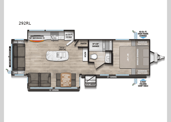 2026 Alliance RV Delta 292RL floorplan